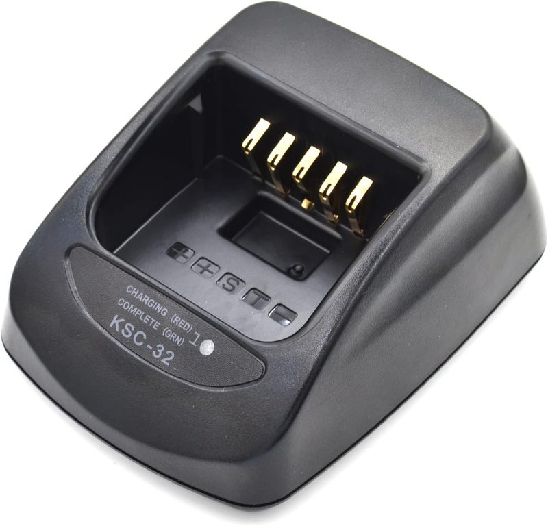 Kymate KSC-32 Rapid Charger with Power Adapter Compatible with Kenwood Radio TH-D72A TK-2180 TK-3180 TK-5210 TK-5310 NX-5200 NX-5300 NX-5400 NX200 NX300 NX-410 NX-411 KNB-31 KNB-32 KNB-47 Battery Charging - Image 4